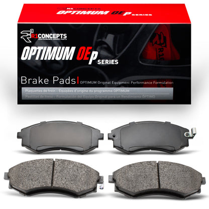 R1 Front OE Brake Pads 1989-2003 Hyundai/Infiniti & More - 2552-0700-00