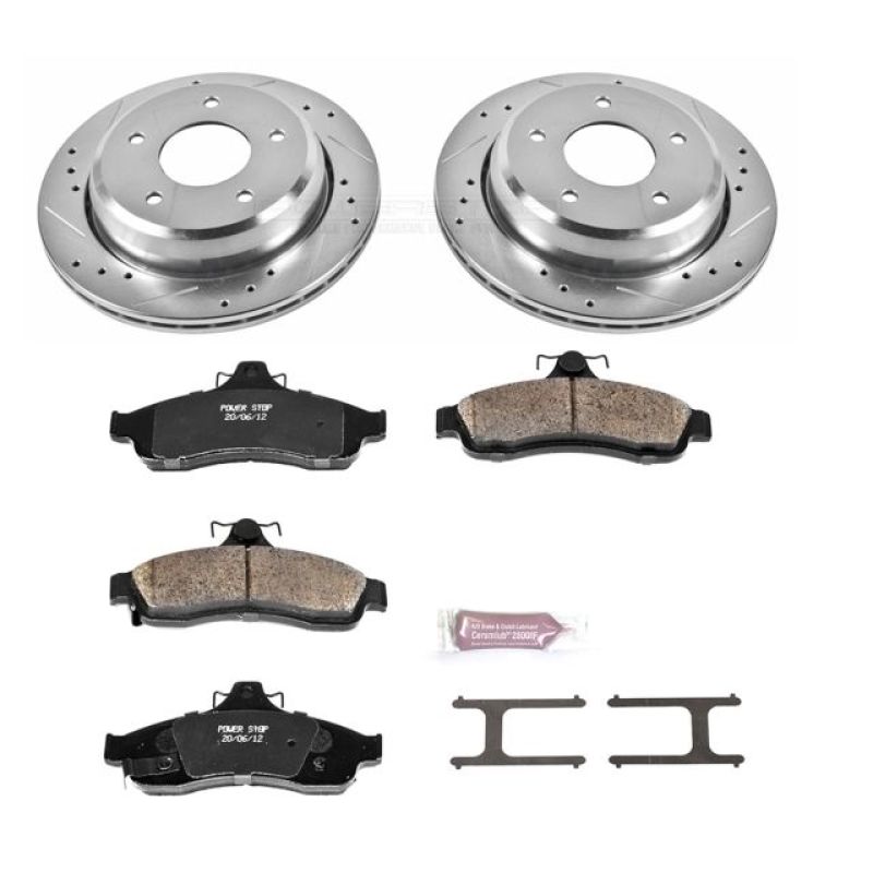 Power Stop 94-96 Chevrolet Caprice Rear Z23 Evolution Sport Brake Kit PowerStop