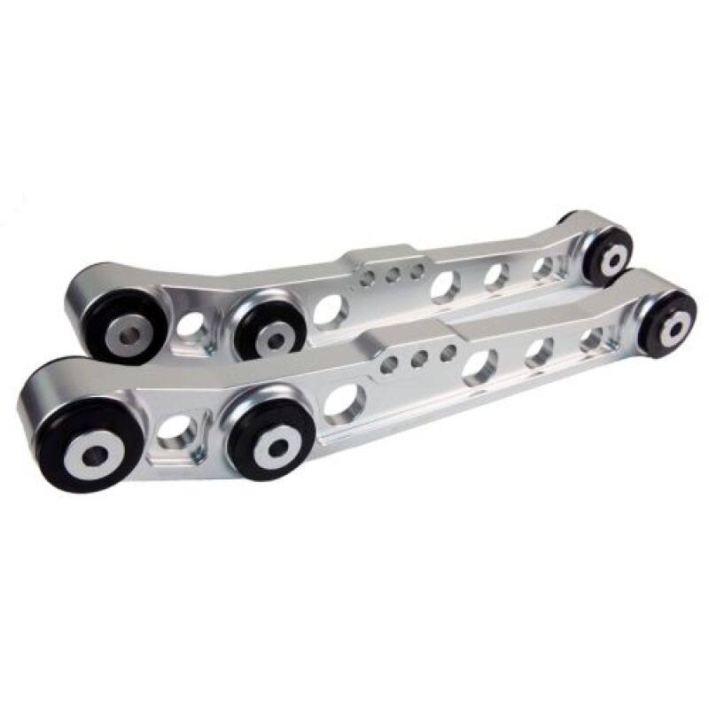 BLOX Racing V2 Billet Rear Lower Control Arms Poly Bushings 96-00 Honda Civic - Raw BXSS-21204-RAW-V2 BXSS-21204-RAW-V2