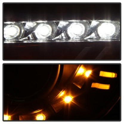 Spyder Scion FRS 12-14 Projector Headlights DRL LED Black PRO-YD-SFRS12-BK SPYDER