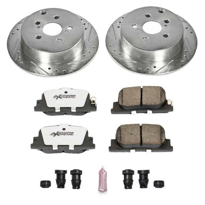 Power Stop 05-10 Scion tC Rear Z26 Street Warrior Brake Kit PowerStop