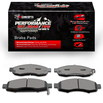 R1 04-07 Nissan Pathfinder Armada Front Off-Road/Tow Brake Pads