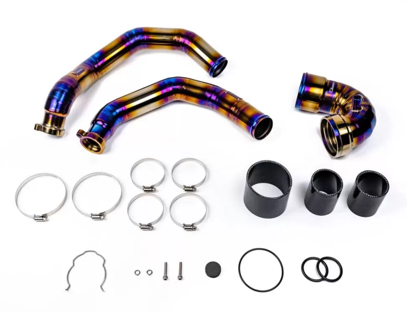 VR Performance 2015-2021 BMW M3/ M4/ M2C/F8x Titanium Chargepipes and J-pipe Vivid Racing