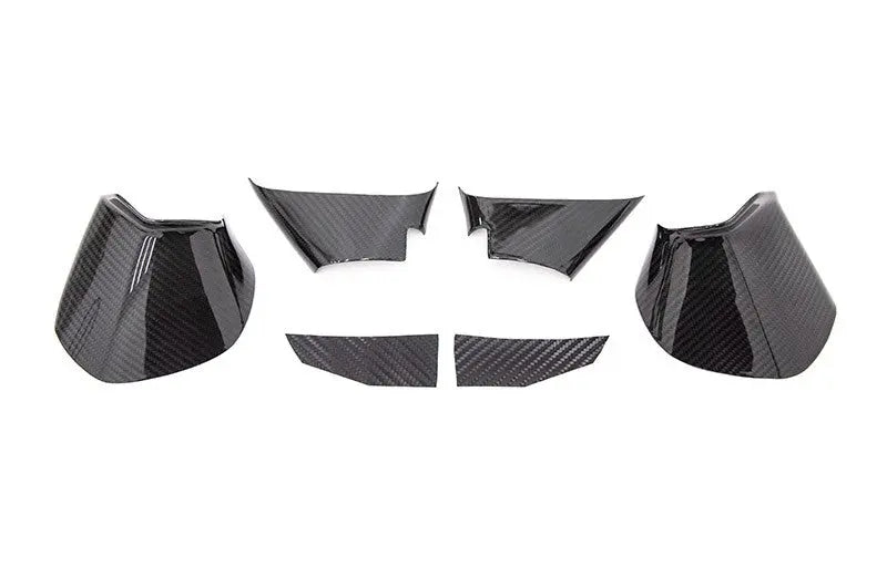 OLM LE Dry Carbon Fiber Lower Mirror Mount Cover - 2015-2021 Subaru WRX / STI / 2015-2017 Crosstrek