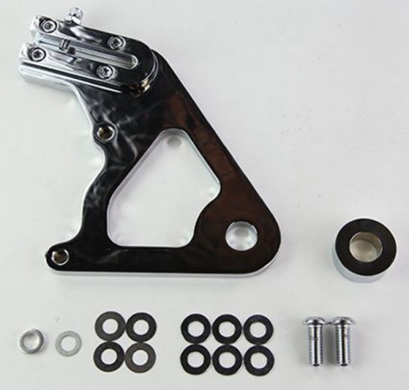 Wilwood Caliper Mounting Kit Chrome w/Bracket GP310 1984-99 Softail Wilwood