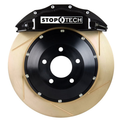 StopTech Porsche 911 05-10 Carrera Front BBK ST-60 Caliper Black / 2pc Zinc Slotted 355x35mm Rotor Stoptech