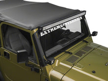 Load image into Gallery viewer, Raxiom 97-06 Jeep Wrangler TJ 50-In LED Light Bar Windshield Mount w/ Auxilliary Bracket