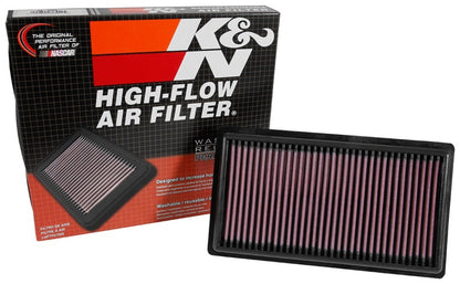 K&N 16-18 Toyota C-HR L4-1.2L F/l Replacement Drop In Air Filter K&N Engineering