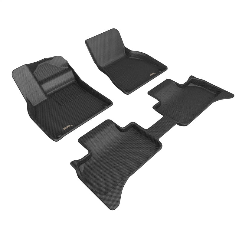 3D MAXpider KAGU 1st-2nd Row Floor Mats for Porsche Macan Electric 2025-2026 - L1PO02801509