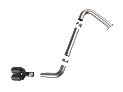 aFe Takeda 21-25 Hyundai Elantra 1.6L (t) 3in. SS Axle-Back Exhaust System w/Carbon Tips