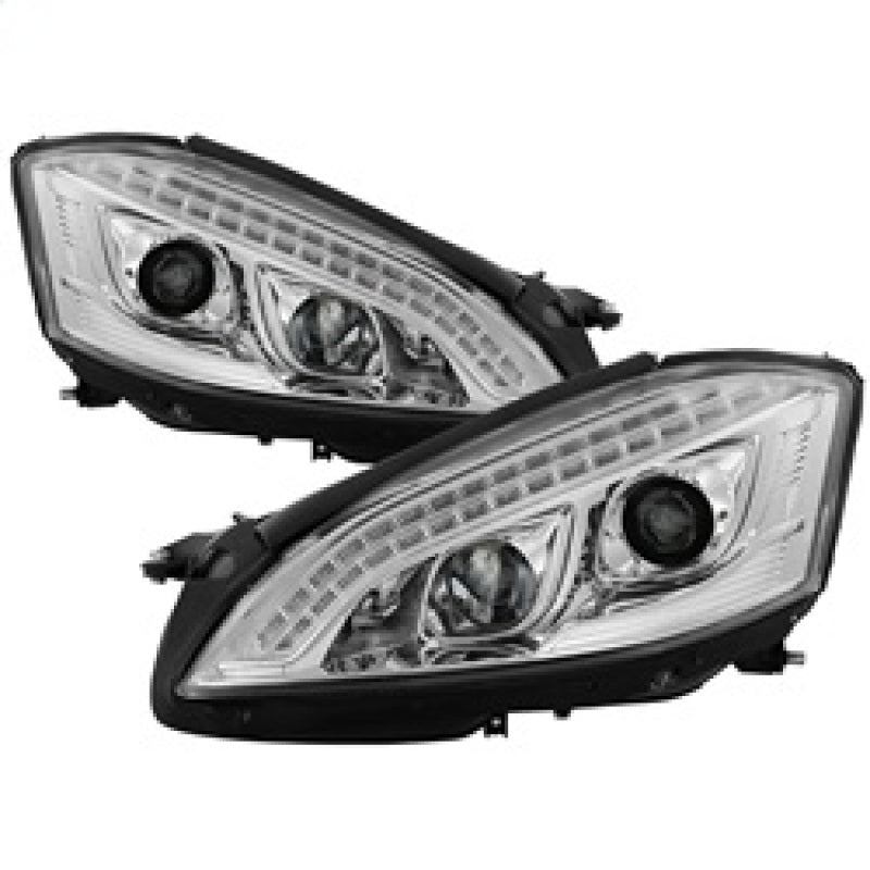 Spyder Mercedes W221 S Class 07-09 Headlights - HID Model Only - Chrome PRO-YD-MBW22107-HID-DRL-C SPYDER