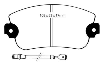 EBC GreenStuff Front Brake Pads - DP2230 EBC
