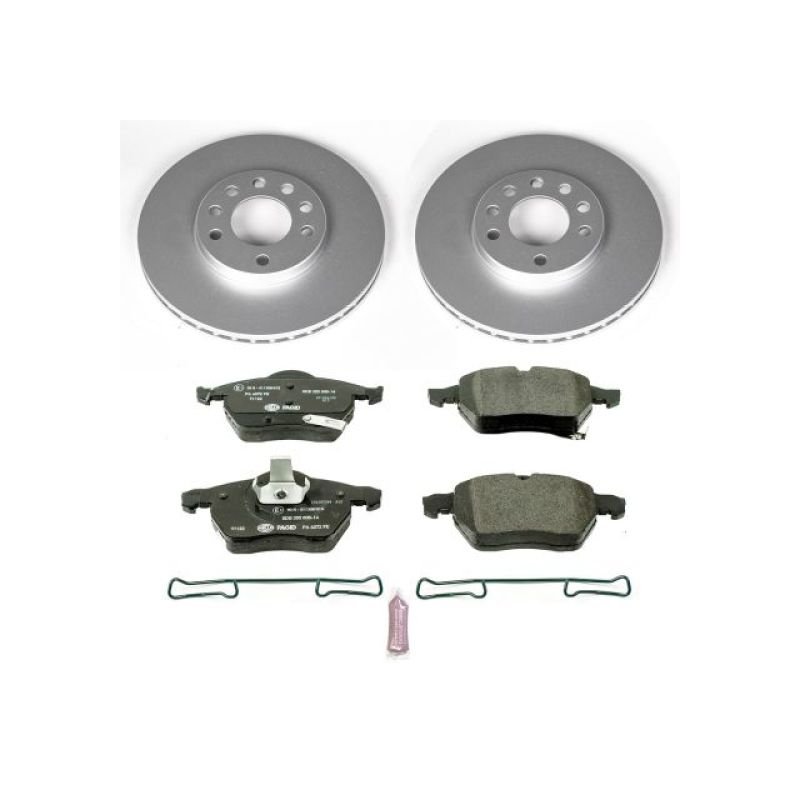 Power Stop 99-03 Saab 9-3 Front Euro-Stop Brake Kit PowerStop
