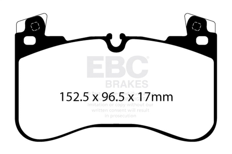 EBC YellowStuff Front Brake Pads - DP42401R