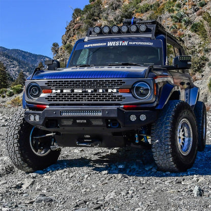 Superwinch 21-24 Ford Bronco Hidden Winch Mount - Black Superwinch