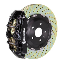 Load image into Gallery viewer, Brembo 08-16 R8 4.2/5.2 (CC Brake Eqpt) Fr GT BBK 6Pis Cast 380x34 2pc Rotor Drilled-Black