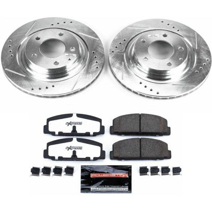 Power Stop 93-95 Mazda RX-7 Rear Z26 Street Warrior Brake Kit PowerStop