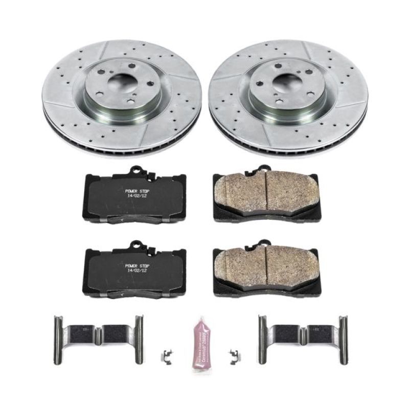Power Stop 16-17 Lexus GS200t Front Z23 Evolution Sport Brake Kit PowerStop