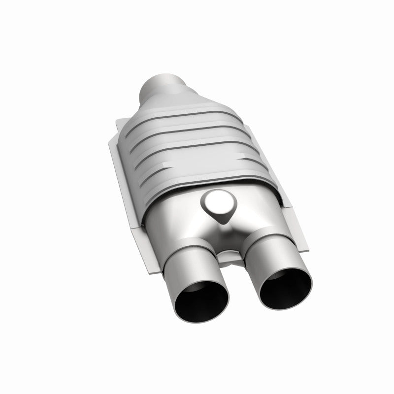 MagnaFlow Conv Univ 2inch Inlet/2.5inch Outlet Dual/Single Oval Shape Magnaflow