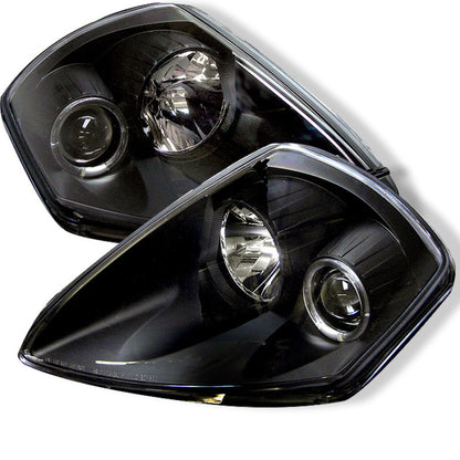 Spyder Mitsubishi Eclipse 00-05 Projector Headlights LED Halo Black High H1 Low H1 PRO-YD-ME00-HL-BK SPYDER