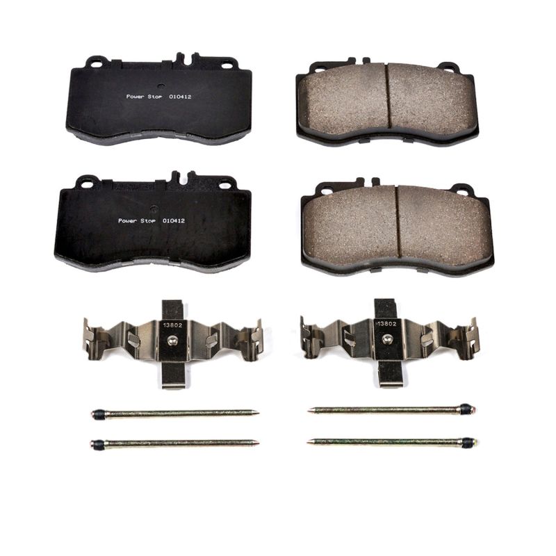 Power Stop 10-16 Mercedes-Benz E350 Front Z17 Evolution Ceramic Brake Pads w/Hardware PowerStop