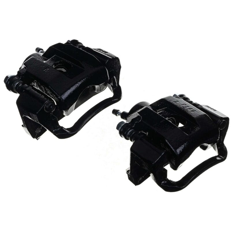 Power Stop 08-15 Toyota Sequoia Rear Black Caliper - Pair w/Bracket PowerStop