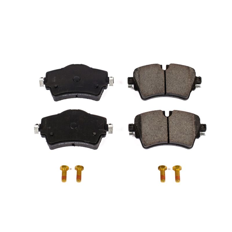 Power Stop 15-19 Mini Cooper Front Z17 Evolution Ceramic Brake Pads w/Hardware PowerStop