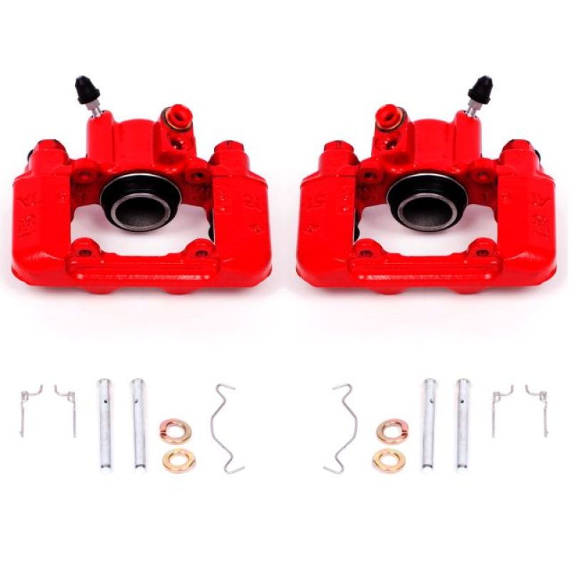 Power Stop 03-06 Pontiac Vibe Rear Red Calipers w/o Brackets - Pair PowerStop