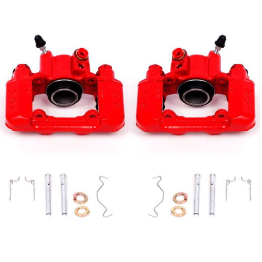 Power Stop 03-06 Pontiac Vibe Rear Red Calipers w/o Brackets - Pair PowerStop