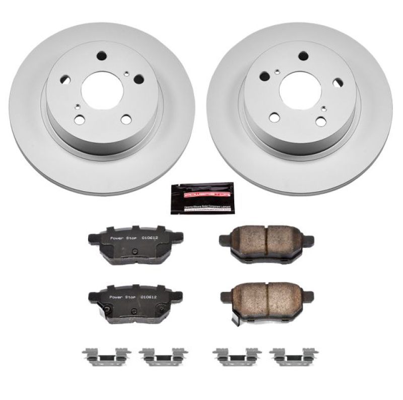 Power Stop 11-16 Scion tC Rear Z17 Evolution Geomet Coated Brake Kit PowerStop