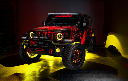 Oracle Jeep Wrangler JK/JL/JT High Performance W LED Fog Lights - ColorSHIFT w/o Controller ORACLE Lighting