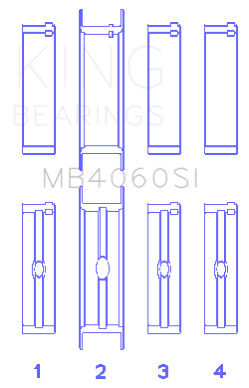 King Engine Chrysler CAravan Bearing Set