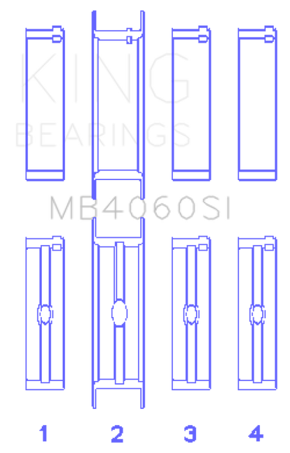 King Engine Chrysler CAravan Bearing Set