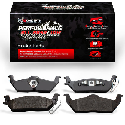 R1 04-11 Lincoln Mark Lt Rear Off-Road/Tow Brake Pads