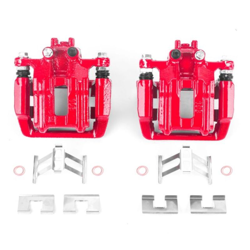 Power Stop 05-06 Honda CR-V Rear Red Calipers w/Brackets - Pair PowerStop