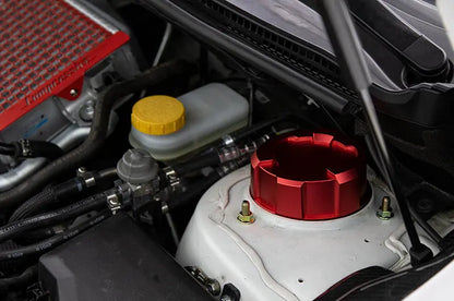 OLM Upper Suspension Mount Cover - Blue - 2015-2021 Subaru WRX / STI