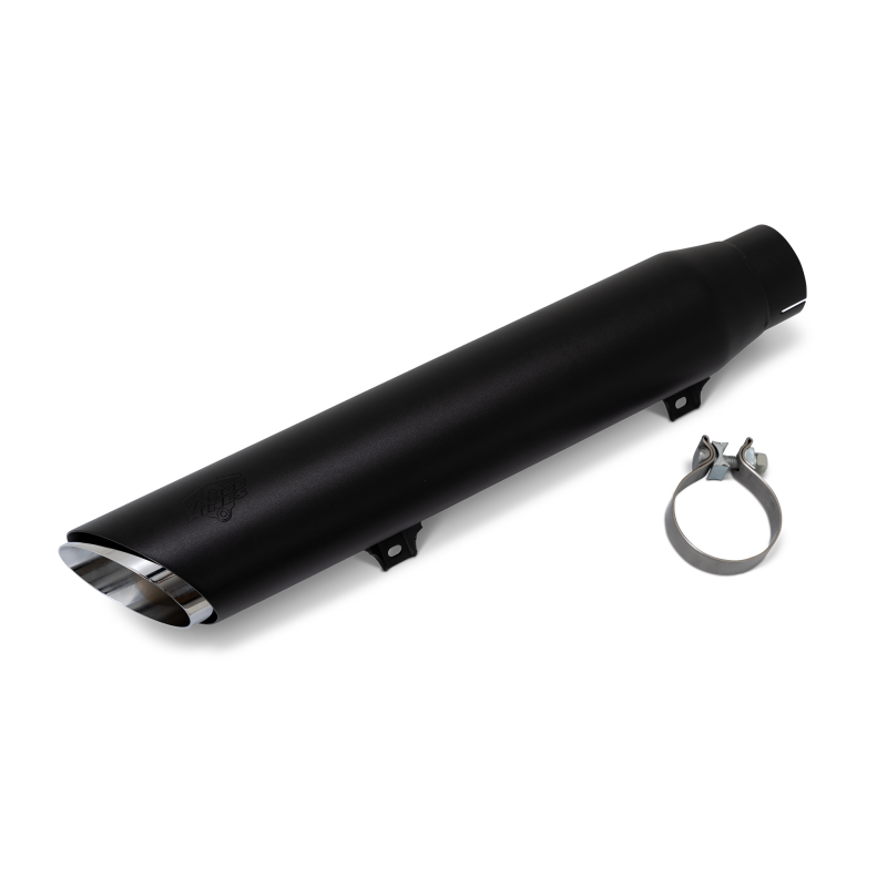 Vance & Hines 2025+ HD Softail Twin Slash 4in Round Black Slip-On Exhaust
