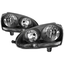 Load image into Gallery viewer, xTune Volkswagen Golf 06-09 OEM Style Headlights Black - OEM Black HD-JH-VJ06-BK