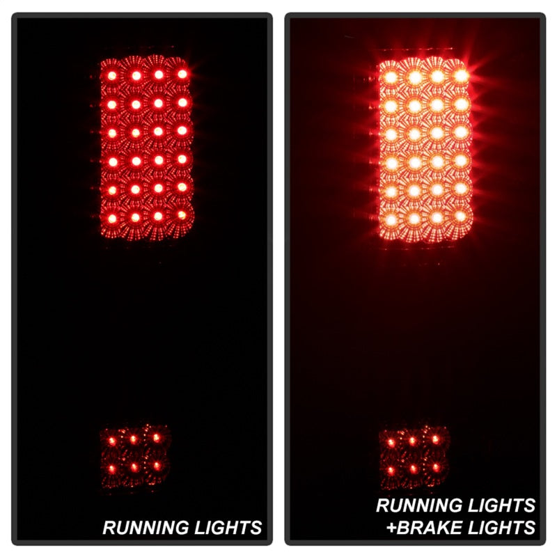 Xtune Ford F150 Styleside 04-08 (Not Fit Heritage & SVT) LED Tail Lights Smoke ALT-ON-FF15004-LED-SM SPYDER