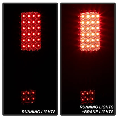 Xtune Ford F150 Styleside 04-08 (Not Fit Heritage & SVT) LED Tail Lights Smoke ALT-ON-FF15004-LED-SM SPYDER