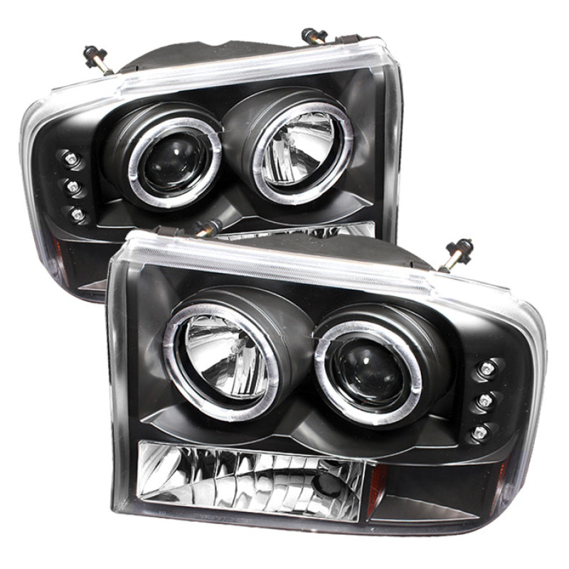 Spyder Ford F250 Super Duty 99-04 Projector Version 2 LED Halo LED Blk PRO-YD-FF25099-1P-G2-BK SPYDER