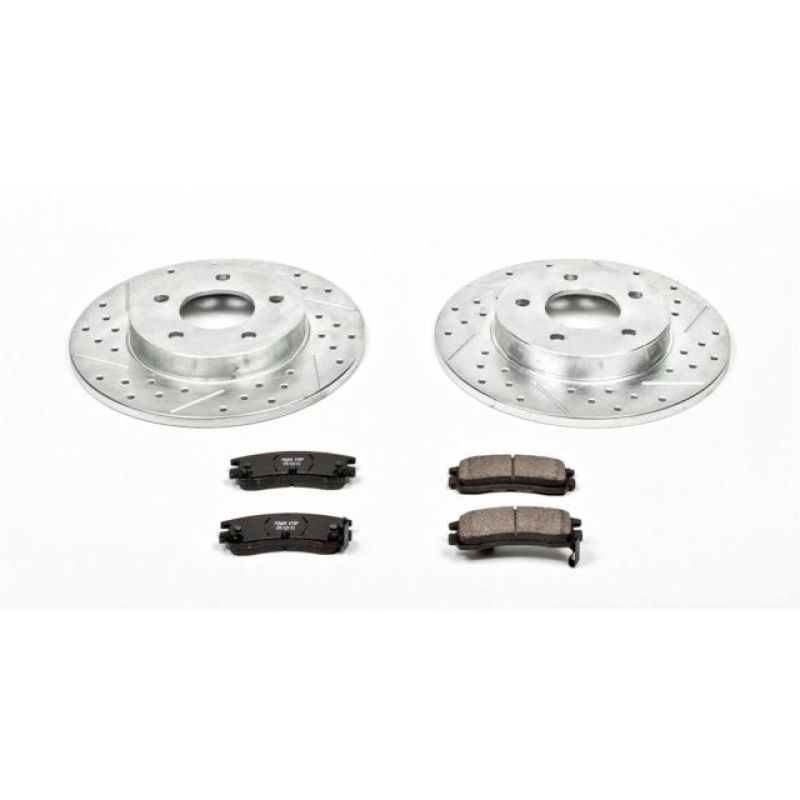 Power Stop 94-96 Cadillac DeVille Rear Z23 Evolution Sport Brake Kit PowerStop