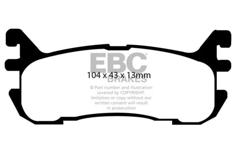 EBC Ultimax2 Rear Brake Pads - UD636