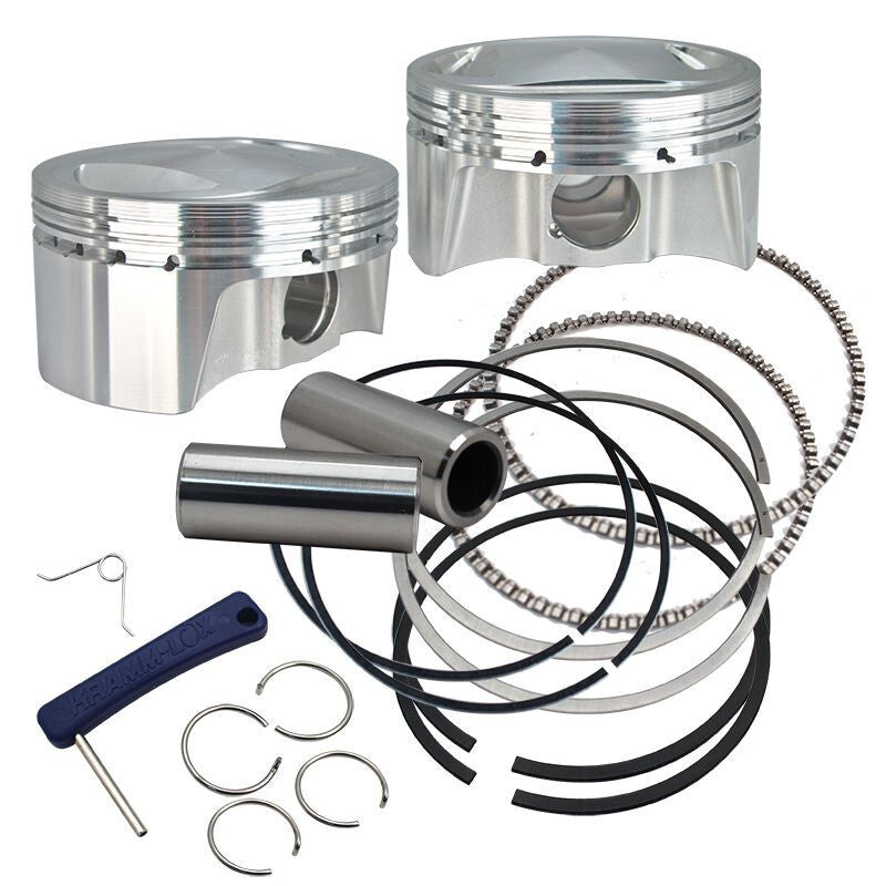 S&S Cycle 99-06 BT 98in Big Bore Forged Pistons - 3.937in Standard Bore - 920-0101