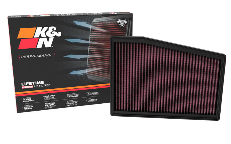 K&N 22-23 Cadillac CT5 V8-6.4L Replacement Air Filter K&N Engineering