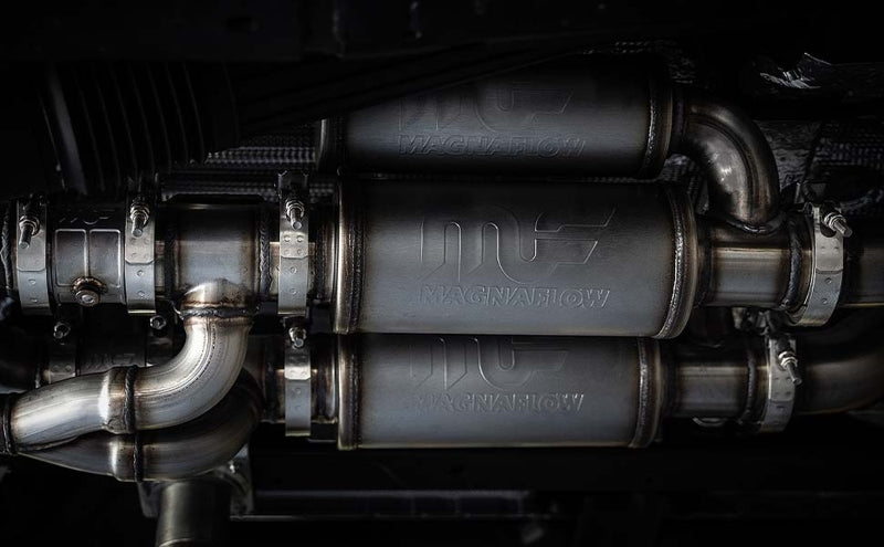 MagnaFlow System Overland Cat-Back 22-23 Ford Bronco Raptor 3.0L Magnaflow