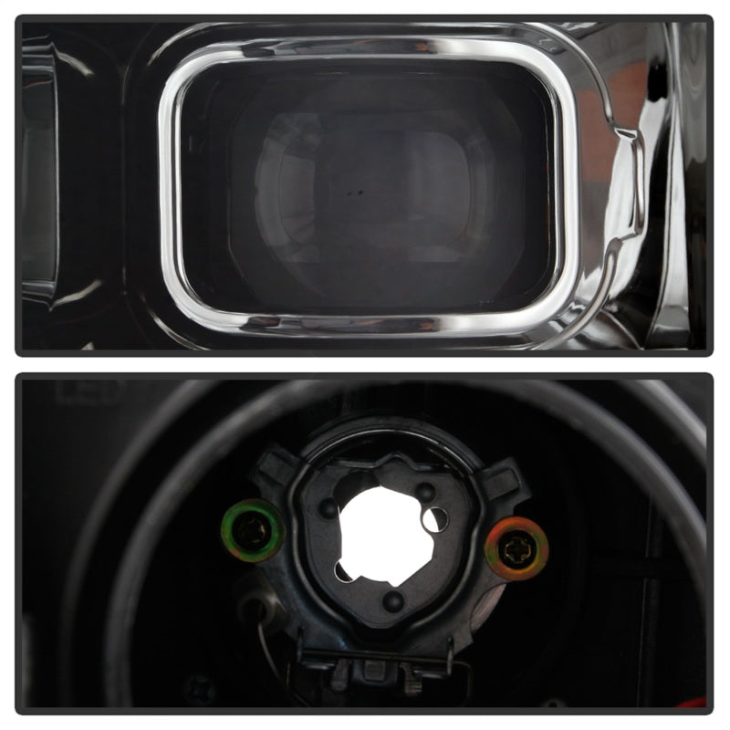 Spyder Dodge Ram 19-20 Halogen Model Projector Headlights Chrome PRO-YD-DR19HALSI-SEQ-C SPYDER