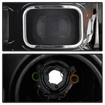 Spyder Dodge Ram 19-20 Halogen Model Projector Headlights Chrome PRO-YD-DR19HALSI-SEQ-C SPYDER