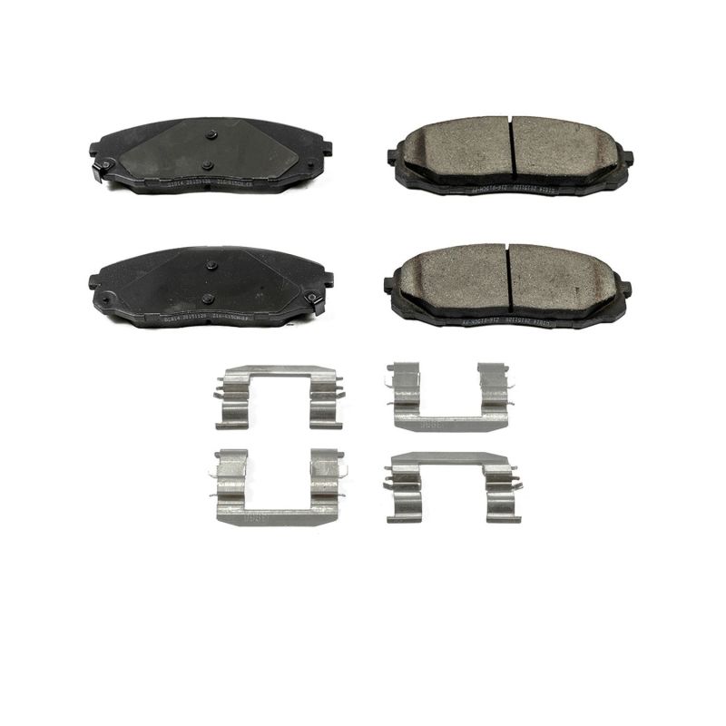 Power Stop 15-19 Kia Sedona Front Z17 Evolution Ceramic Brake Pads w/Hardware PowerStop