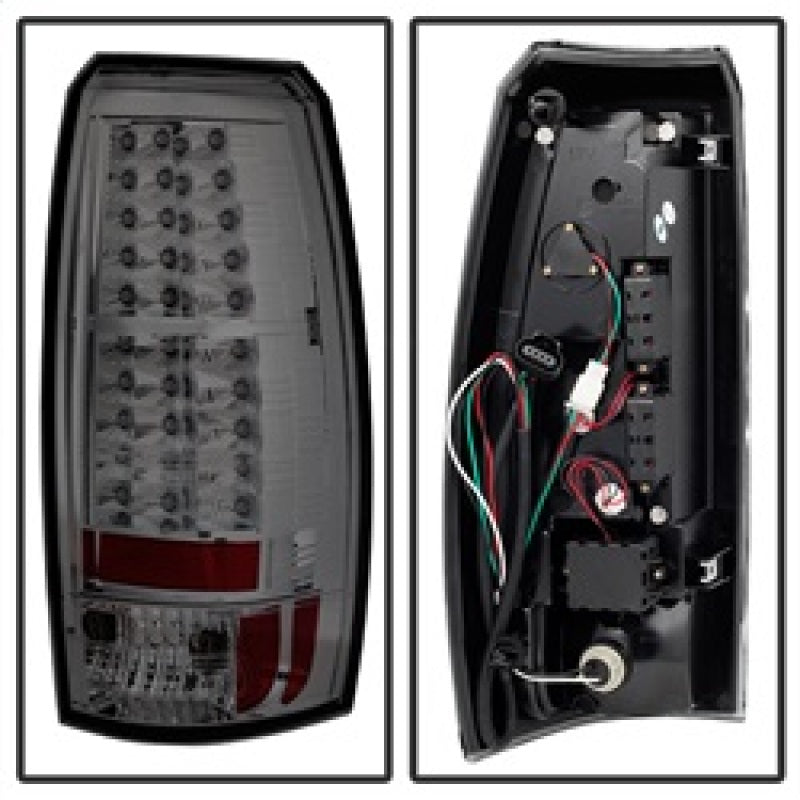Spyder Chevy Avalanche 07-13 LED Tail Lights Smoke ALT-YD-CAV07-LED-SM SPYDER